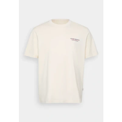 Abbildung von Jack &amp; Jones Jorislington TYPE TEE CREW NECK Tshirt print, Herren, Größe: 3XL, Antique white