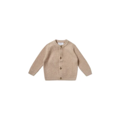 Abbildung von Stellou &amp; friends Strickjacke FEIN für Kinder, Größe: 74/80, Beige melange