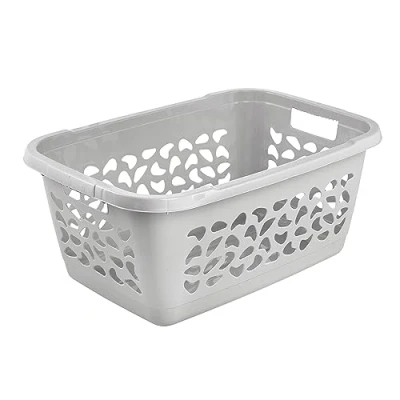 Abbildung von keeeper Wäschekorb, Luftdurchlässiges Dekor, 52 l, Jost, Nordic Grey