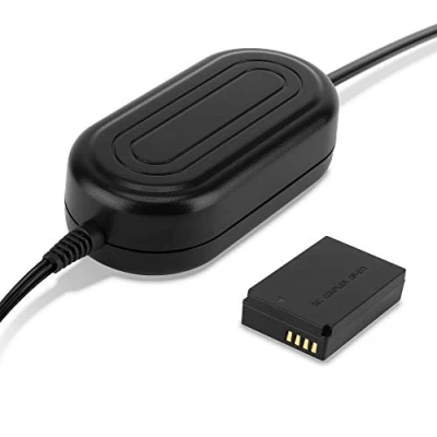 Abbildung von subtel® Netzteil ACK E12 für Canon EOS M M10 M100 M50 Mark II (CA PS700 + DR E12) Kamera, Camcorder ca. 3m Akku Dummy DC Kuppler Netzadapter Stromkabel Gleichstromkuppler Koppler Kupplung