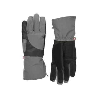Abbildung von SEALSKINZ Marsham Fahrradhandschuh, wasserdicht, reflektierend, für kaltes Wetter, grau, Größe XL, XL