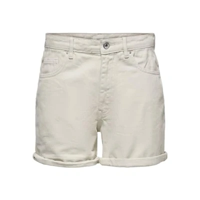 Abbildung von ONLY Onlphine LIFE MAS NOOS Jeans Shorts, Damen, Größe: Small, Ecru