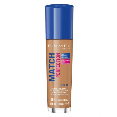 Abbildung von Rimmel London Match Perfection Foundation 201 Classic Beige