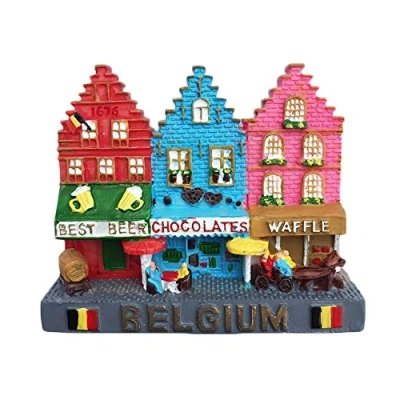 Abbildung von wedaredai 3D Belgien Kühlschrank Magnet Reise Aufkleber Souvenirs, Kunstharz Home &amp; Küche Dekoration, Aus China