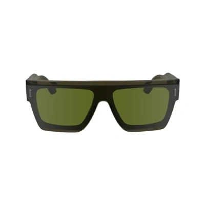 Abbildung von Calvin Klein Unisex CK24502S Sunglasses, 330 Khaki, 55