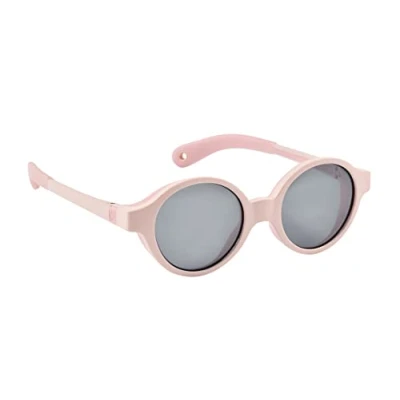 Abbildung von BÉABA, Sonnenbrille für Babys von 9 bis 24 Monaten, 100% UV Schutz KAT. 3, Seitenschutz, optimaler Komfort, um 360 verstellbare Bügel, Bonbonrosa