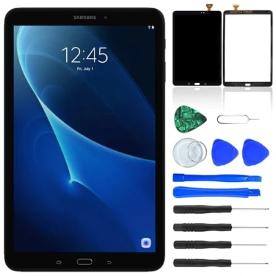 Abbildung von NB+ Ersatz Display für Samsung Galaxy Tab A 25,7 cm (10,1 Zoll) SM T580 T585, Touchscreen Digitizer, Glas, vorinstalliert, selbstklebend, schwarz (kein LCD Display)