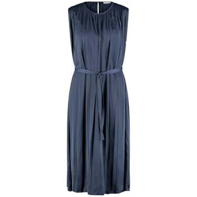 Abbildung von GERRY WEBER A Linien Kleid Fließendes Plisseekleid mit Taillenband