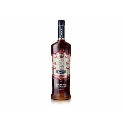 Abbildung von Canti Überlegener Roter Wermut aus Turin 18%, Zitrus Aperitif, Noten von Gewürzen, China und römischem Wermut, 1x1L