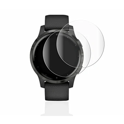 Abbildung von BROTECT 2 Stück Full Cover Schutzfolie für Garmin vivoactive 4s (40 mm) Screen Displayschutz Folie [3D Curved, Anti Fingerprint, Kristall Klar]