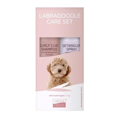 Abbildung von Greenfields Labradoodle Pflege Set Hundepflege 2 x 250 mm Rosa...