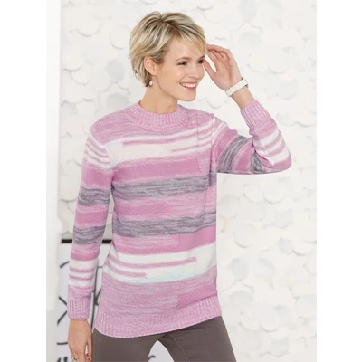 Abbildung von Sieh an! Strickpullover Stehkragenpullover