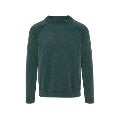 Abbildung von QS IM Usedlook Strickpullover, Herren, Größe: Large, Smaragd