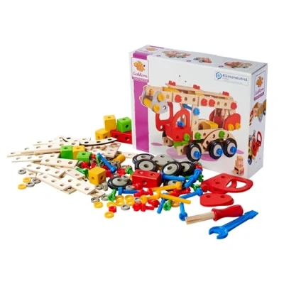 Abbildung von Eichhorn Konstruktionsspielsteine Constructor Feuerwehr, (155 St), Made in Germany, FSC® schützt Wald weltweit