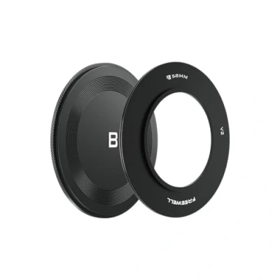 Abbildung von Freewell 58 mm Adapterring mit Rückkappe für V2 Serie