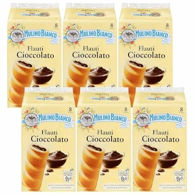 Abbildung von MULINO BIANCO Italienische Kekse 330g (Flauti Ciocciolato, x6)