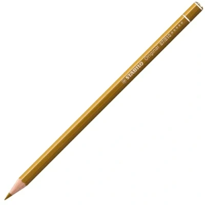 Abbildung von 12 x Stabilo Dünnkern Buntstift Original gold