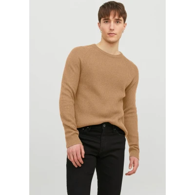 Abbildung von Jack &amp; Jones Jjpannel Strickpullover, Herren, Größe: Small, Otter