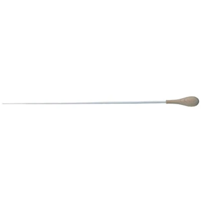 Abbildung von Gewa 912322 Taktstock Holzgriff Modell 12 lackiert weißbuche, 45 cm, weiß