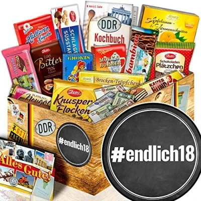 Abbildung von endlich18 Schokoladen Box DDR XL Geschenke 18 Geburtstag