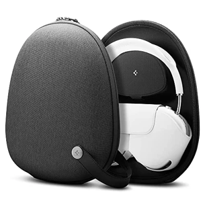 Abbildung von Spigen Klasden Kompatibel mit Airpods Max Hülle Case Etui Tragetasche Anthrazit