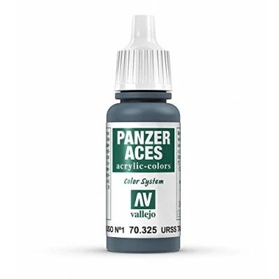 Abbildung von Vallejo Panzer Aces Acrylfarbe, 17 ml Russian Tank Crew I