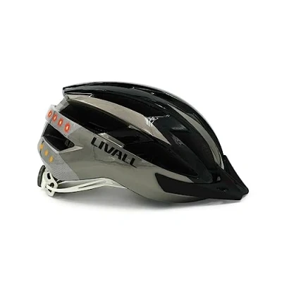 Abbildung von LIVALL MT1 Neo Smarter Fahrradhelm mit LED Lichtsystem, SOS Alarm System, Multimedia Einheit &amp; Freisprecheinrichtung in schwarz anthrazit Größe 54 58 cm M