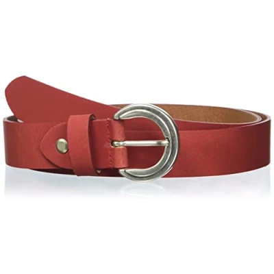 Abbildung von MGM Damen Coloured Basic Gürtel, Rot, 95