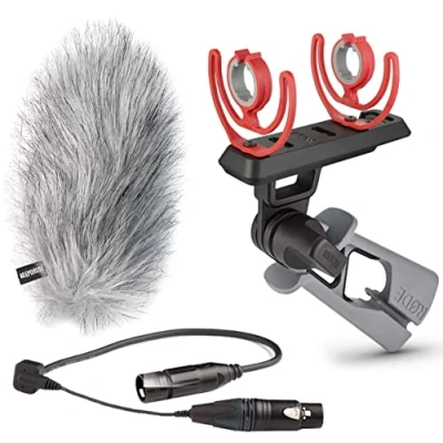 Abbildung von Rode PG2 R Pistolengriff + PG2R PRO CABLE keepdrum WSWH Fell Windschutz