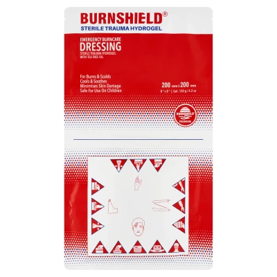 Abbildung von Burnshield Sterile Kompressen 20x20 cm 1 St