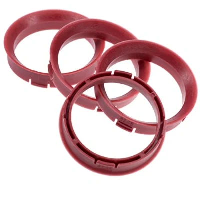 Abbildung von 4X Zentrierringe 66,45 x 57,1 mm rot Felgen Ringe Made in Germany