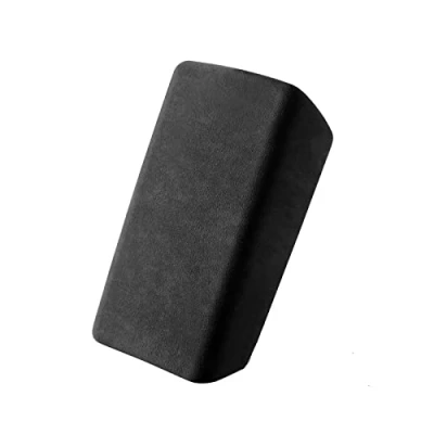 Abbildung von Alfanxi Armlehnenbox Abdeckung Al Cantara Materia Armlehnen Schutzhülle Kompatibel mit Tesla Model 3/Model Y (Schwarz)