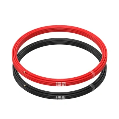 Abbildung von MMOBIEL 20 AWG Silikon Elektronik Kabel Gauge (0,52mm²) Verzinnte Kupferkabel 2 Separate Rot &amp; Schwarz Jede 2,5 m / 8.2 ft für Elektrische Reparatur, Sensoren, Drohnen, Lautsprecherkabel