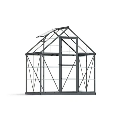 Abbildung von Gewächshaus Harmony 126 x 185cm Grau