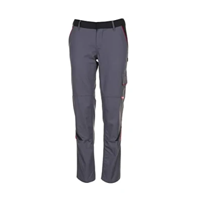 Abbildung von Planam Highline Damen Bundhose Schiefer schwarz rot Modell 2329 Größe 50