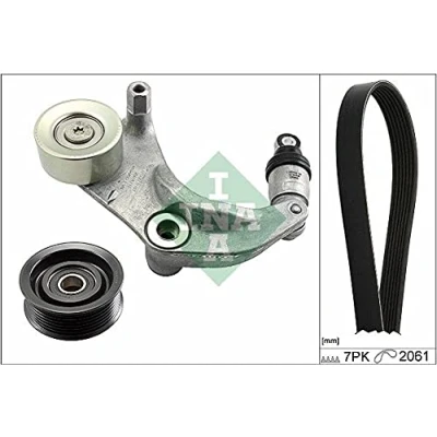 Abbildung von INA 529 0153 10 Keilrippenriemensatz Generatorfreilauf prüfen und ggf. erneuern HONDA: ACCORD 8, CR V 3, CIVIC 8 Hatchback