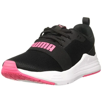Abbildung von Puma Wired RUN JR Unisex Laufschuh Neutral für Kinder, Größe: 38, Black/sunset pink Schuhe