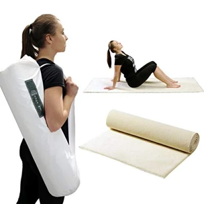Abbildung von Yogamatte Merinowolle Organic 70x200 cm Weiß