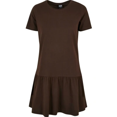 Abbildung von Urban Classics Valance Jerseykleid, Damen, Größe: Large, Brown