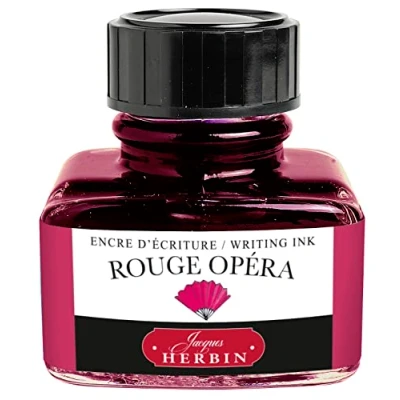 Abbildung von 4 x Herbin Füllertinte 30ml Tiefrot
