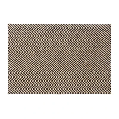 Abbildung von Fußmatte Jute Zickzack, relaxdays, Höhe: 10 mm