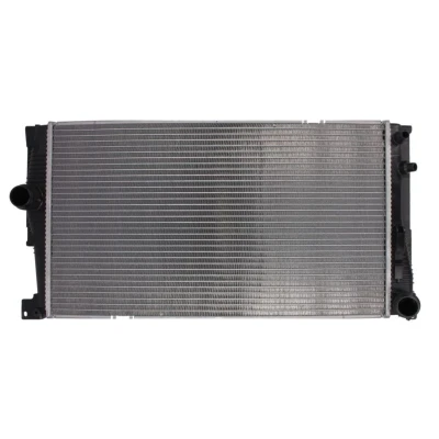 Abbildung von NRF 550124 Kühler, Motorkühlung Aluminium 600 328 32 Kühlrippen gelötet BMW: 5 Limousine, Touring, GT