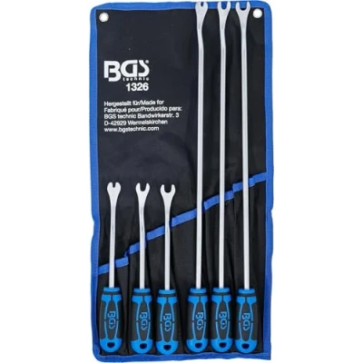 Abbildung von BGS 1326 Lösewerkzeug Satz für Verkleidungsclips Türclips Clipheber Clip Entferner Hebel Montage Gabel