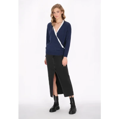 Abbildung von Pullover SCHMUDDELWEDDA XL/XXL / Navy 44% Polyamide 34% Acrylic 22% Polyester