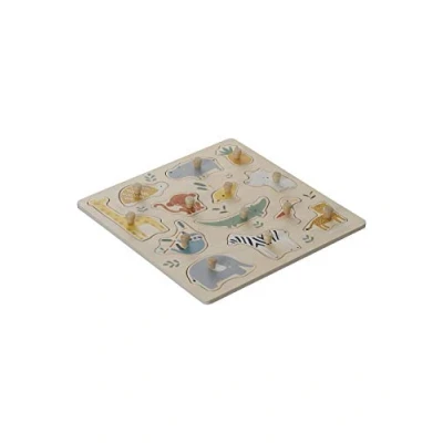 Abbildung von Vertbaudet VERTBAUDETBaby Steckpuzzle,Dschungel, Holz FSC®mehrfarbigONE Size