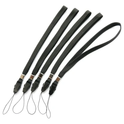 Abbildung von trage.band® Handgelenk Trageband/Handschlaufe mit Klickverschluss (5 St. schwarz)