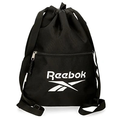 Abbildung von Reebok Boston Bag Rucksack mit Reißverschluss Schwarz 35x46 cm Polyester