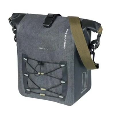 Abbildung von Fahrradtasche Basil Navigator Storm M 12 15 Liter 34 X 28 17 Cm Schwarz