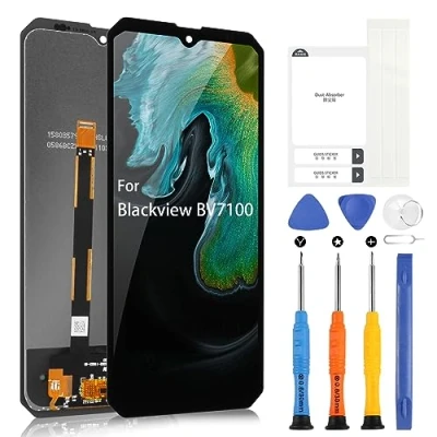 Abbildung von ARSSLY LCD Display für Blackview BV7100 6,58 Zoll Touchscreen Digitizer Bildschirm Ersatz Montage mit Werkzeug