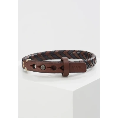 Abbildung von Fossil Brass Armband, Herren, Größe: One Size, Dunkelbraun